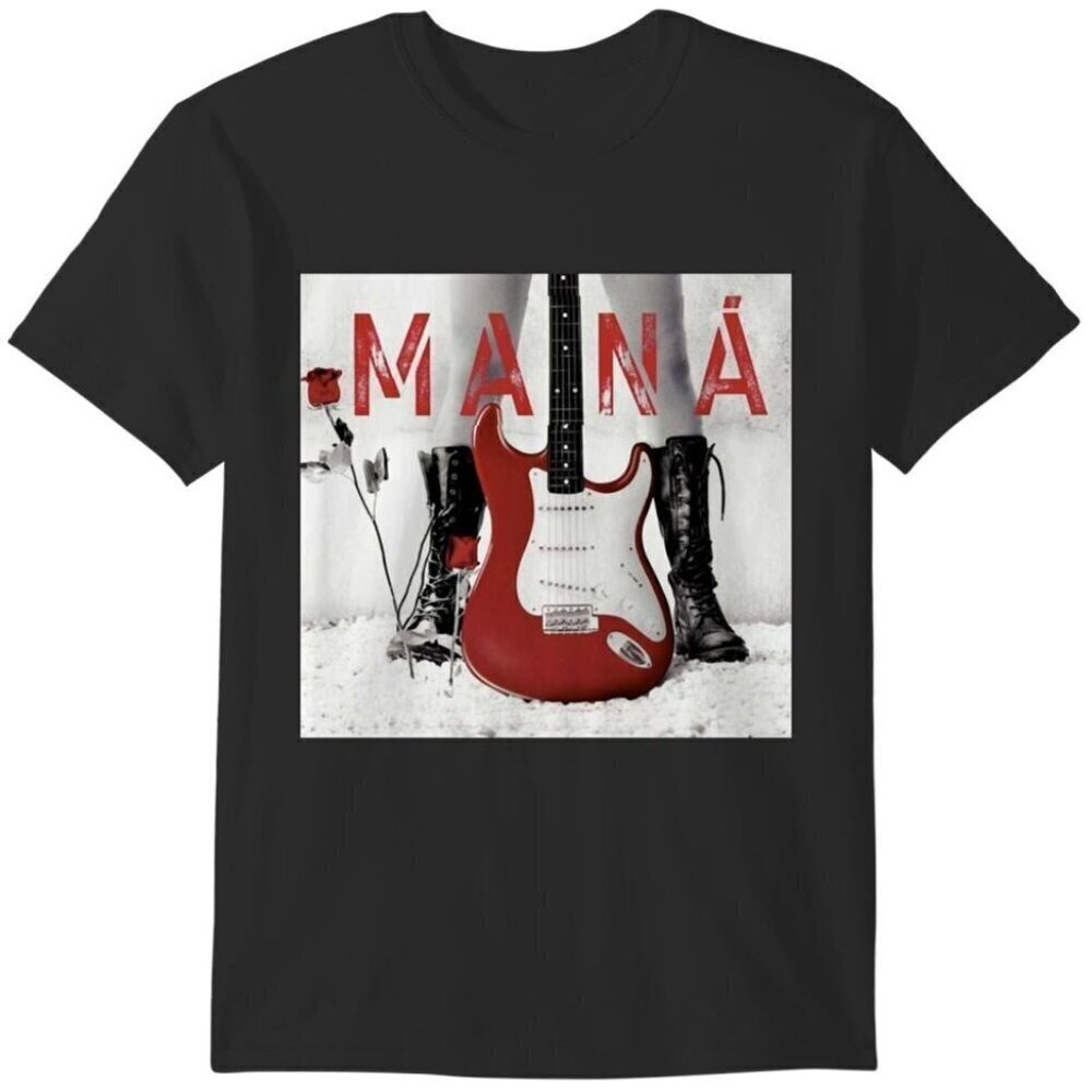 Mana Band Tour Retro Music Fan Collector Classic Latin Rock Graphic T-Shirt